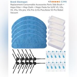 Robot Vacuum Accessories Replacement Parts